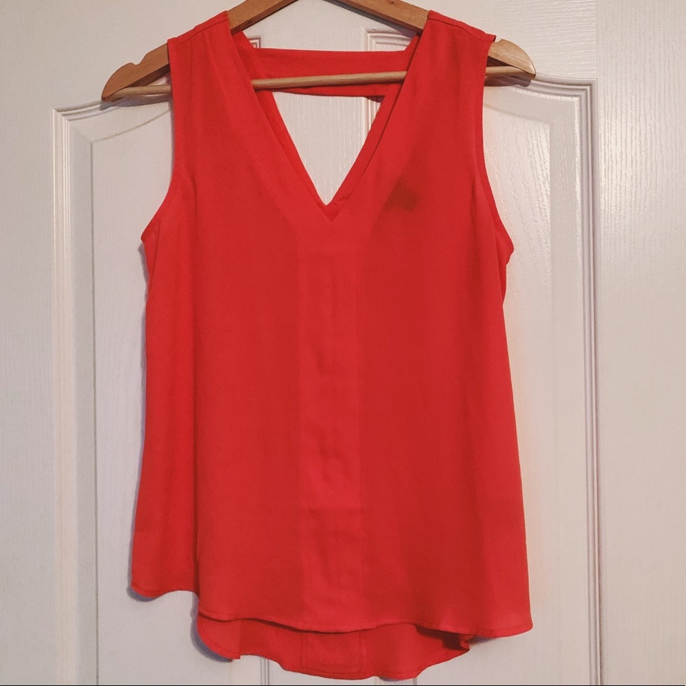 Worthington Salmon Sleeveless Blouse | Petite XS